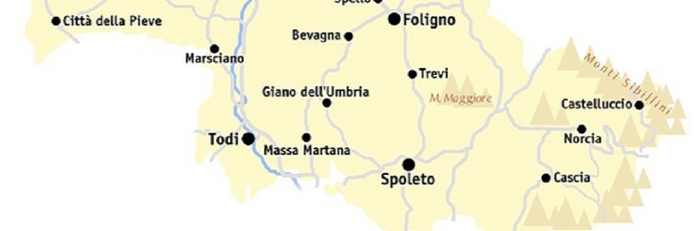 Mappa di Spoleto